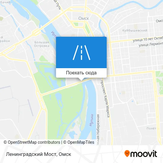 Карта Ленинградский Мост