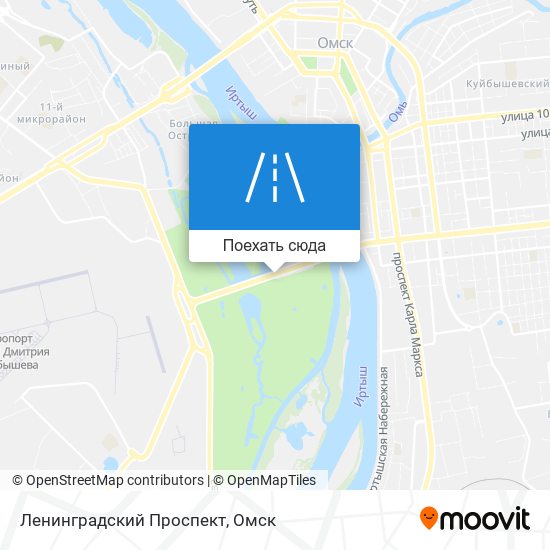 Карта Ленинградский Проспект