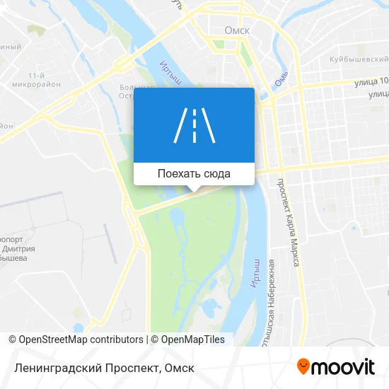 Карта Ленинградский Проспект