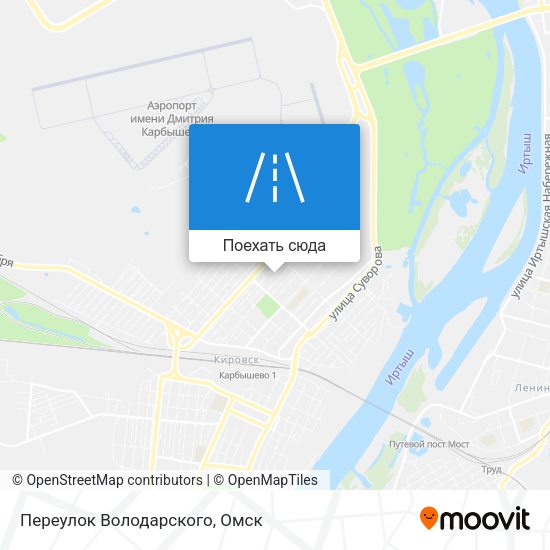 Карта Переулок Володарского