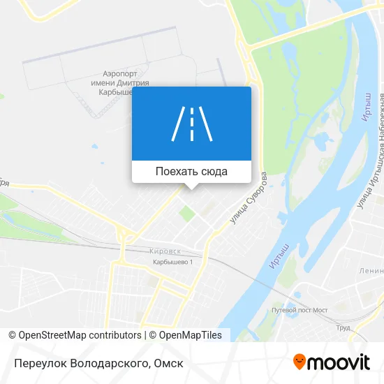 Карта Переулок Володарского