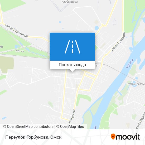 Карта Переулок Горбунова