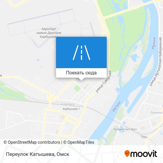 Карта Переулок Катышева