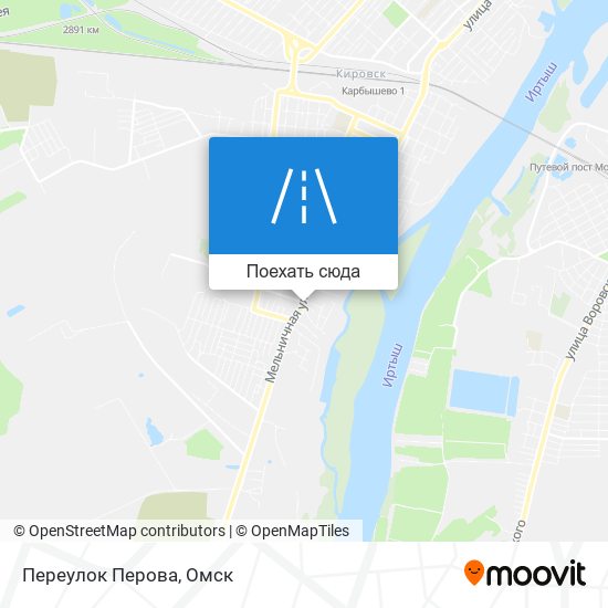 Карта Переулок Перова