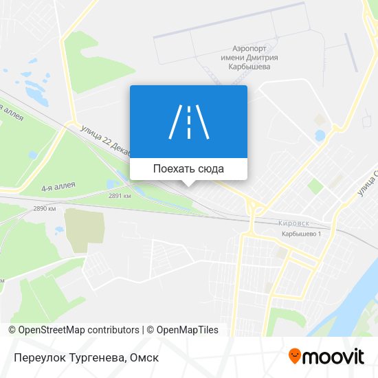 Карта Переулок Тургенева