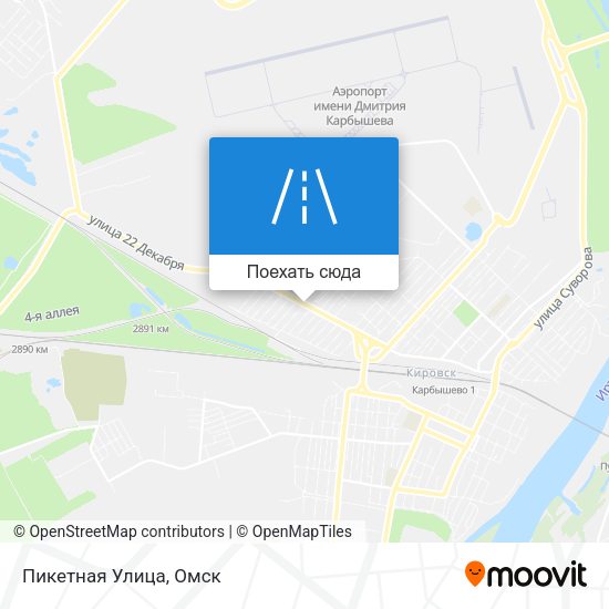 Карта Пикетная Улица