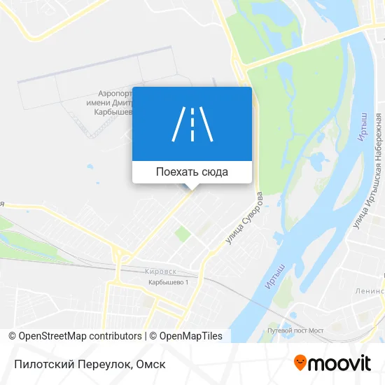 Карта Пилотский Переулок