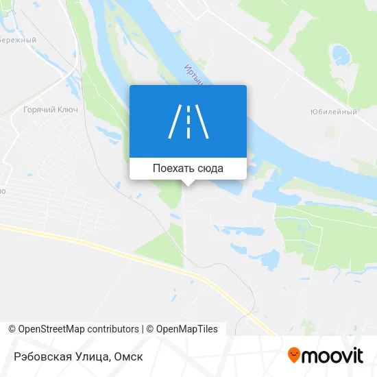 Карта Рэбовская Улица
