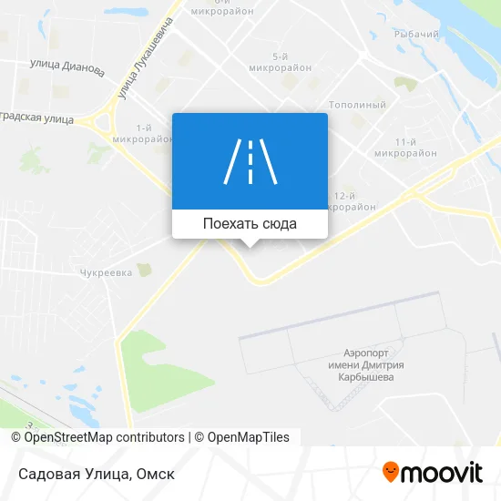 Карта Садовая Улица