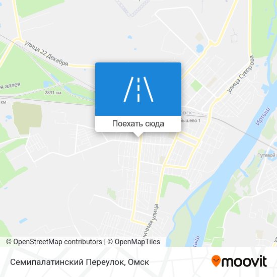 Карта Семипалатинский Переулок