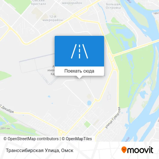 Карта Транссибирская Улица