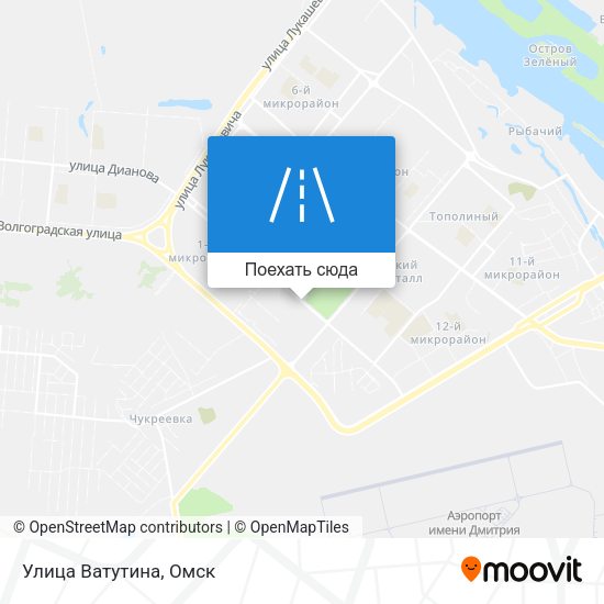 Карта Улица Ватутина