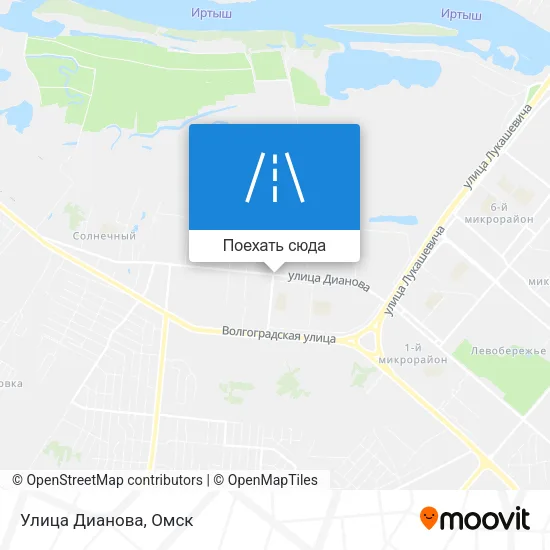 Карта Улица Дианова