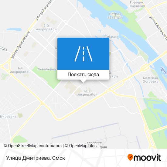 Карта Улица Дмитриева
