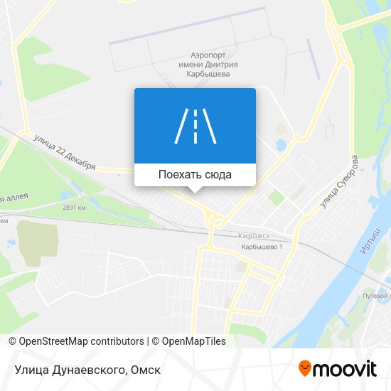 Карта Улица Дунаевского