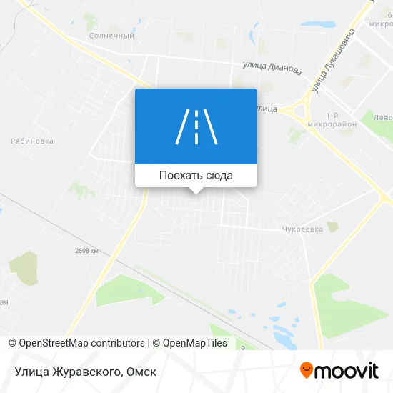 Карта Улица Журавского