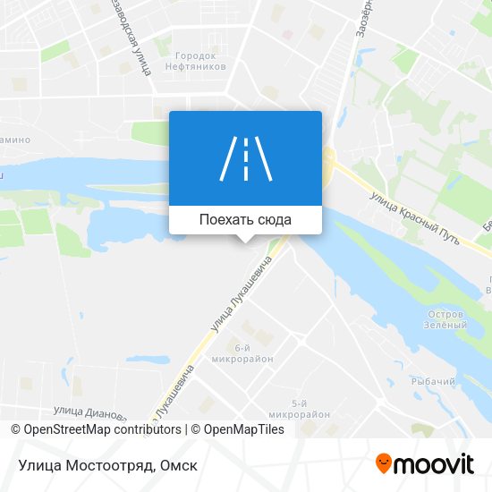 Карта Улица Мостоотряд