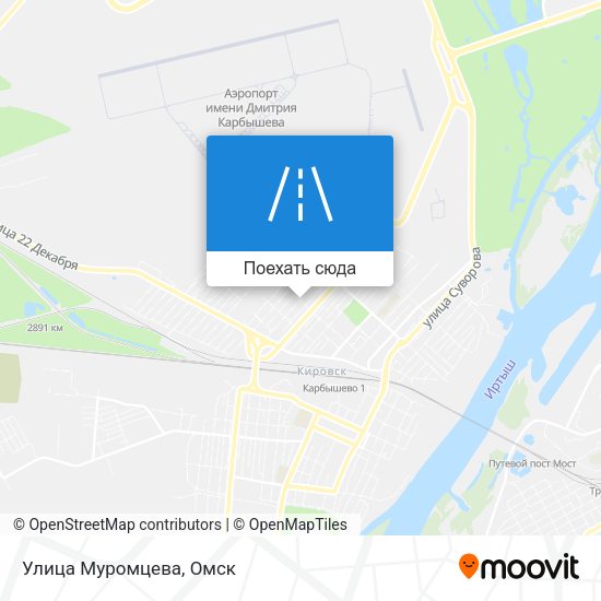 Карта Улица Муромцева