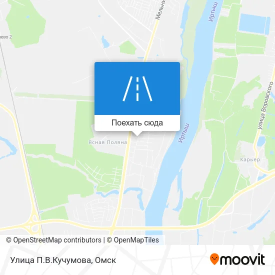 Карта Улица П.В.Кучумова