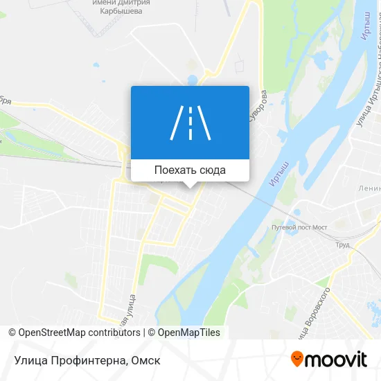 Карта Улица Профинтерна