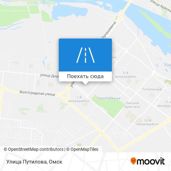 Карта Улица Путилова