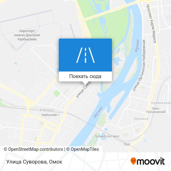 Карта Улица Суворова