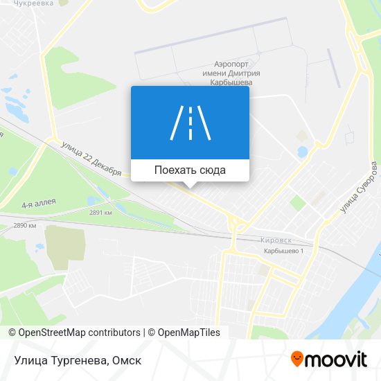 Карта Улица Тургенева