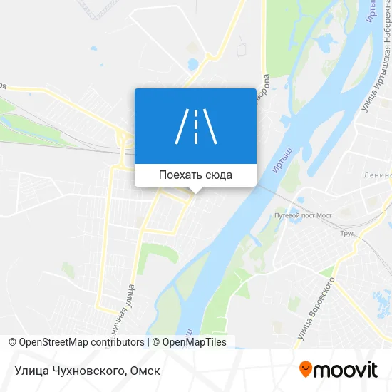 Карта Улица Чухновского
