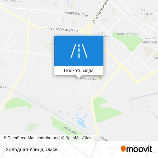 Карта Холодная Улица
