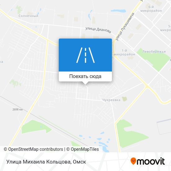 Карта Улица Михаила Кольцова