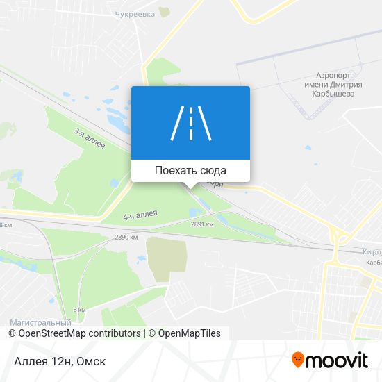 Карта Аллея 12н