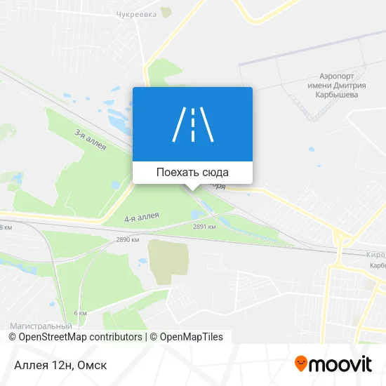 Карта Аллея 12н