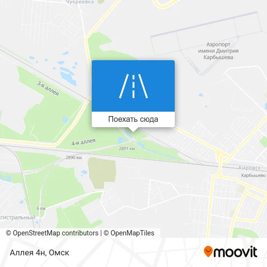 Карта Аллея 4н