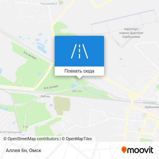 Карта Аллея 6н