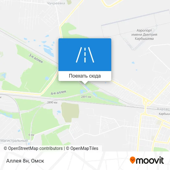 Карта Аллея 8н