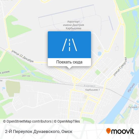 Карта 2-Й Переулок Дунаевского