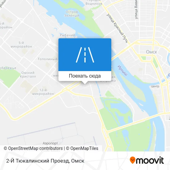 Карта 2-Й Тюкалинский Проезд