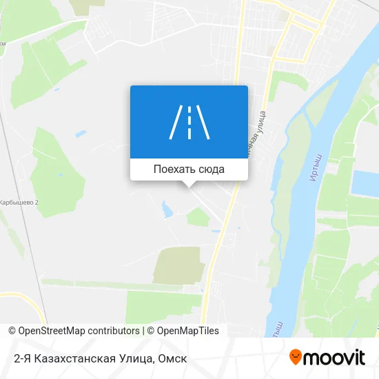 Карта 2-Я Казахстанская Улица