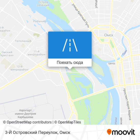 Карта 3-Й Островский Переулок