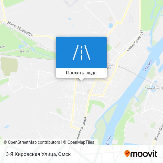 Карта 3-Я Кировская Улица