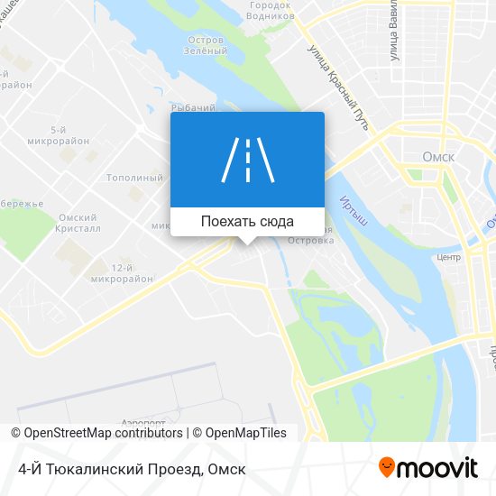 Карта 4-Й Тюкалинский Проезд
