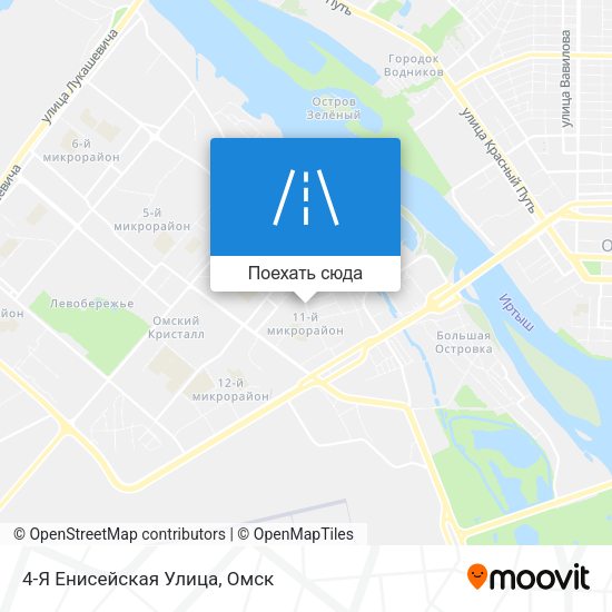 Карта 4-Я Енисейская Улица