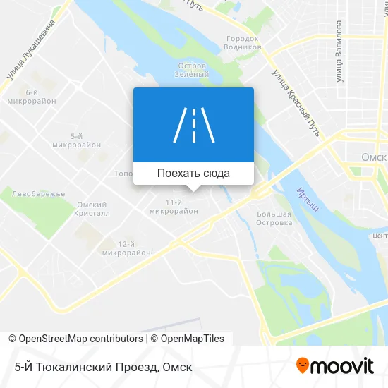 Карта 5-Й Тюкалинский Проезд