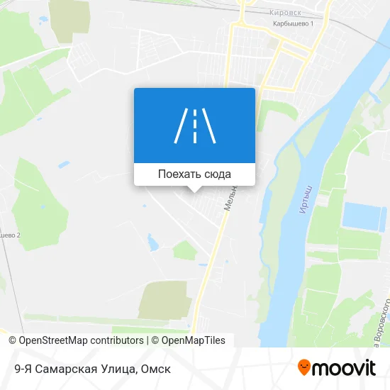 Карта 9-Я Самарская Улица