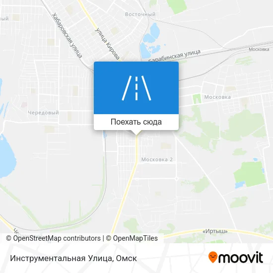 Карта Инструментальная Улица