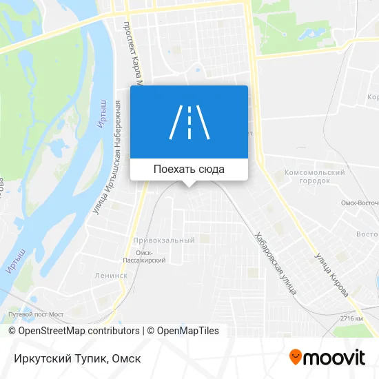 Карта Иркутский Тупик