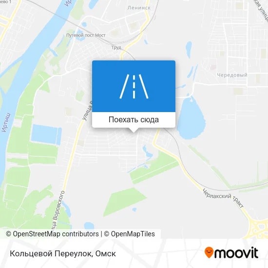 Карта Кольцевой Переулок