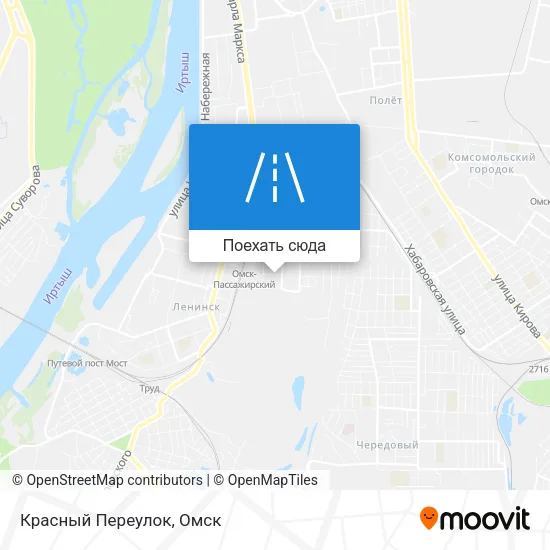 Карта Красный Переулок