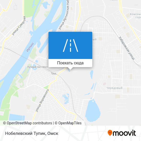 Карта Нобелевский Тупик