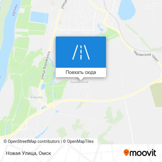Карта Новая Улица